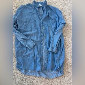 Carly Jean Los Angeles button down tunic